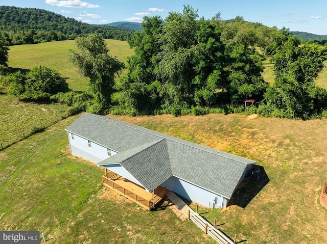 32 Old Hollow Rd, Sperryville, VA 22740 - birds eye view of property featuring a forest view