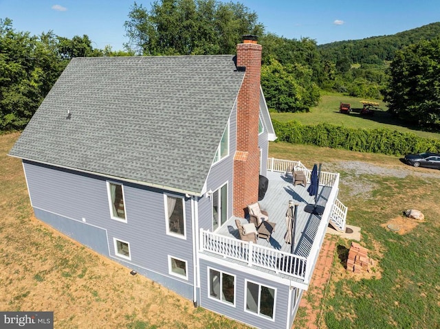 32 Old Hollow Rd, Sperryville, VA 22740 - aerial view with a view of trees