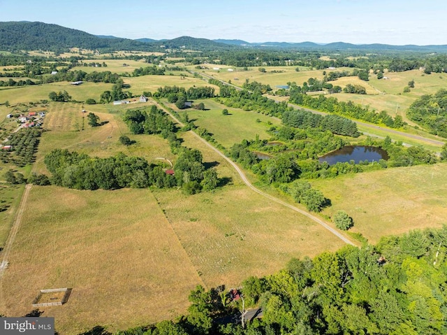 32 Old Hollow Rd, Sperryville, VA 22740 - drone / aerial view with a rural view and a mountain view