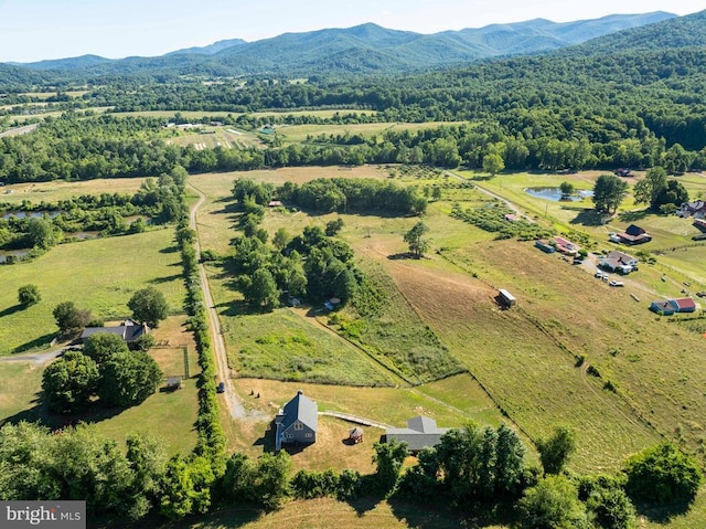 32 Old Hollow Rd, Sperryville, VA 22740 - bird's eye view with a rural view and a mountain view