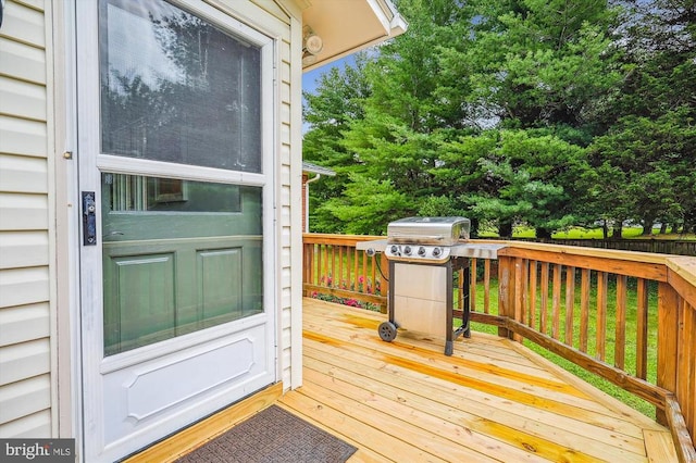  - deck with grilling area