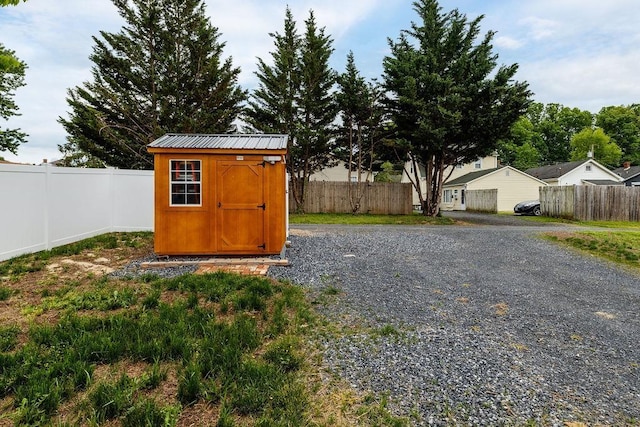 238 Charlotte Ave N, Waynesboro, VA 22980 - view of shed with a fenced backyard