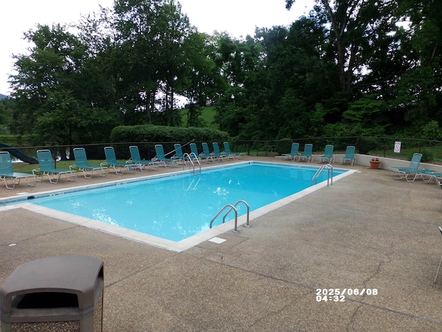 27 Black Walnut Ln, Nellysford, VA 22958 - community pool with a patio and view of wooded area