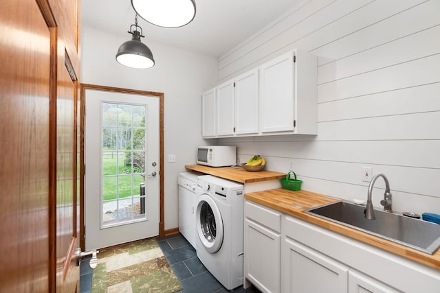 27 Black Walnut Ln, Nellysford, VA 22958 - washroom with cabinet space and washer and dryer