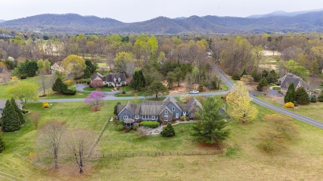 27 Black Walnut Ln, Nellysford, VA 22958 - aerial view of property and surrounding area featuring a mountain backdrop