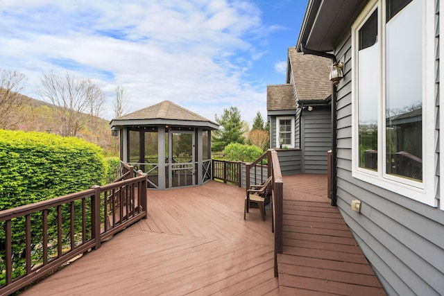 27 Black Walnut Ln, Nellysford, VA 22958 - deck featuring a gazebo