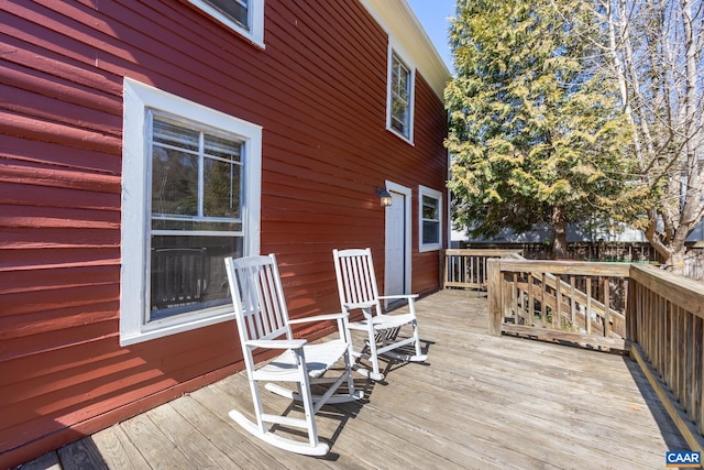 view of deck