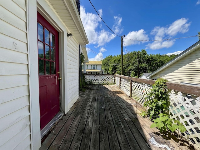 1112 Butler St, Staunton, VA 24401 - view of wooden deck