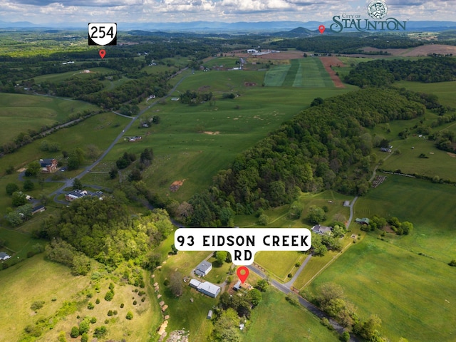 93 Eidson Creek Rd, Staunton, VA 24401 - view of property location with rural landscape
