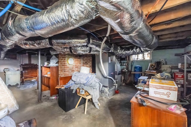 93 Eidson Creek Rd, Staunton, VA 24401 - basement with a water pressure tank and heating unit