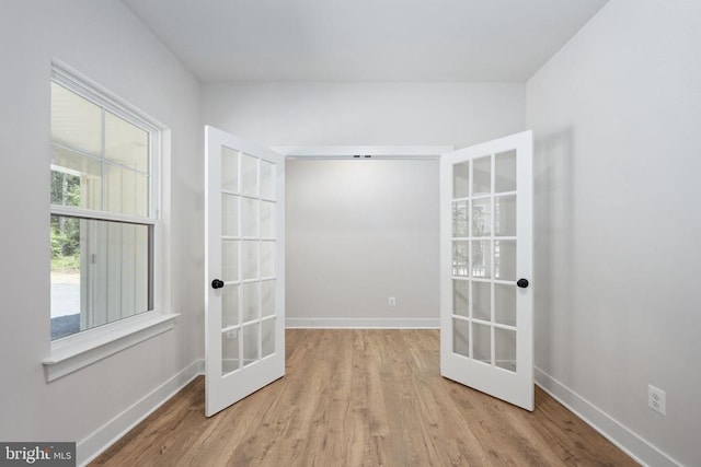Old Lawyers Rd, Unionville, VA 22567 - unfurnished room with french doors and wood finished floors