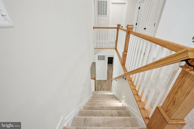 Old Lawyers Rd, Unionville, VA 22567 - stairway with carpet floors and baseboards