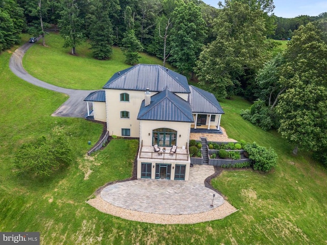 5442 Ellett Ln, Rixeyville, VA 22737 - view from above of property featuring a forest