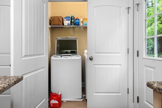 117 Villa View Dr, Staunton, VA 24401 - clothes washing area with washer / clothes dryer and healthy amount of natural light