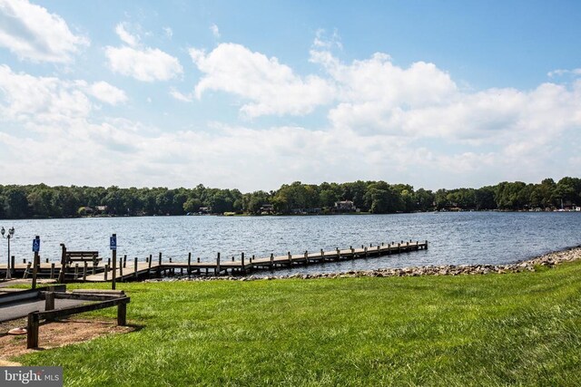 108 Monroe St, Locust Grove, VA 22508 - water view featuring a dock