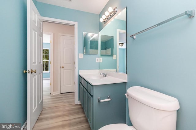 6224 Hot Spring Ln, Fredericksburg, VA 22407 - bathroom featuring vanity and wood finished floors