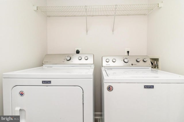 6224 Hot Spring Ln, Fredericksburg, VA 22407 - washroom with washing machine and dryer