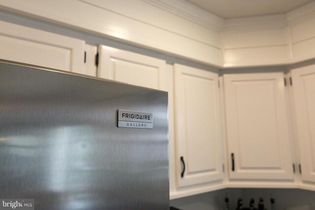 kitchen view of white cabinetry