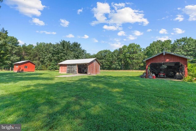 27478 Old Office Rd, Culpeper, VA 22701 - view of grassy yard featuring an outbuilding