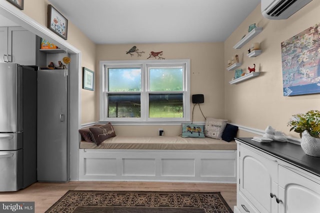 27478 Old Office Rd, Culpeper, VA 22701 - sitting room featuring light wood-type flooring and a wall unit AC