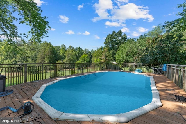 27478 Old Office Rd, Culpeper, VA 22701 - view of swimming pool with a deck
