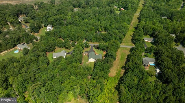 108 Shannon Glen Ct, Louisa, VA 23093 - aerial overview of property's location featuring a heavily wooded area