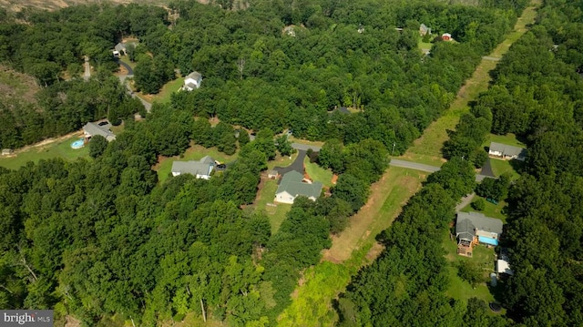 108 Shannon Glen Ct, Louisa, VA 23093 - aerial overview of property's location with a forest