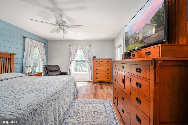 108 Shannon Glen Ct, Louisa, VA 23093 - bedroom with light wood-style flooring and a ceiling fan