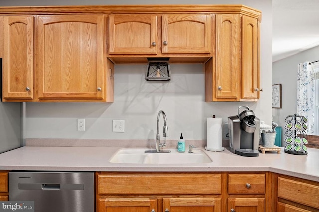 108 Shannon Glen Ct, Louisa, VA 23093 - kitchen featuring stainless steel dishwasher and light countertops