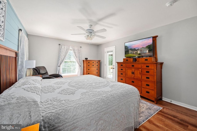 108 Shannon Glen Ct, Louisa, VA 23093 - bedroom with wood finished floors and ceiling fan