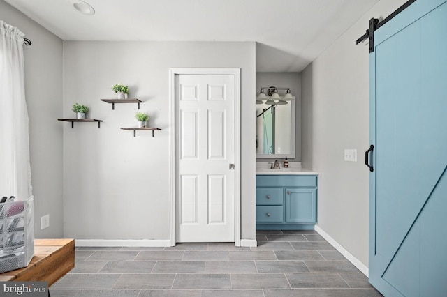 108 Shannon Glen Ct, Louisa, VA 23093 - bathroom with vanity and baseboards