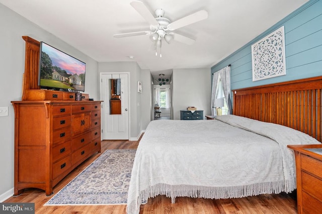 108 Shannon Glen Ct, Louisa, VA 23093 - bedroom featuring wood finished floors and ceiling fan