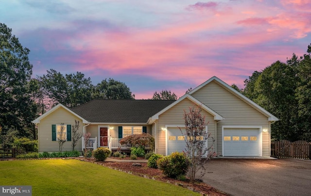 108 Shannon Glen Ct, Louisa, VA 23093 - ranch-style home with asphalt driveway and a garage