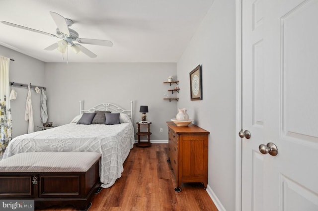 108 Shannon Glen Ct, Louisa, VA 23093 - bedroom featuring wood finished floors and ceiling fan
