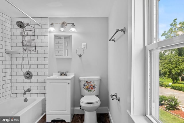 63 Madison St, Warrenton, VA 20186 - bathroom featuring shower / washtub combination and vanity