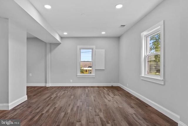 63 Madison St, Warrenton, VA 20186 - spare room featuring wood finished floors and recessed lighting