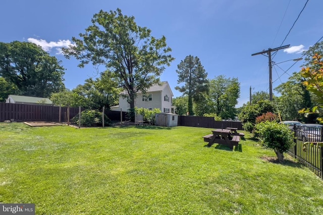 63 Madison St, Warrenton, VA 20186 - fenced backyard with a shed