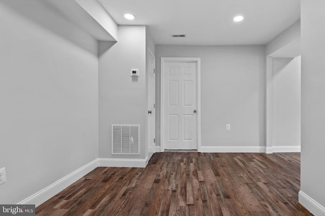 63 Madison St, Warrenton, VA 20186 - unfurnished room with wood finished floors and recessed lighting