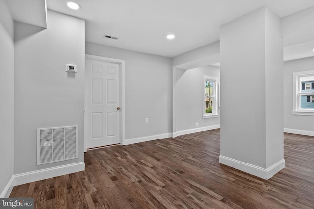 63 Madison St, Warrenton, VA 20186 - spare room featuring wood finished floors and recessed lighting