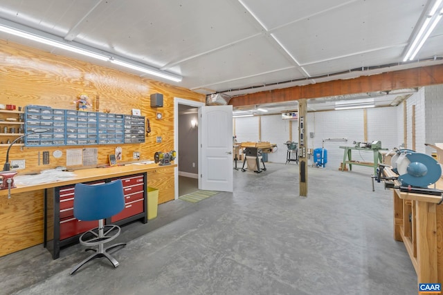 143 Chapel Ct, Palmyra, VA 22963 - below grade area featuring a workshop area