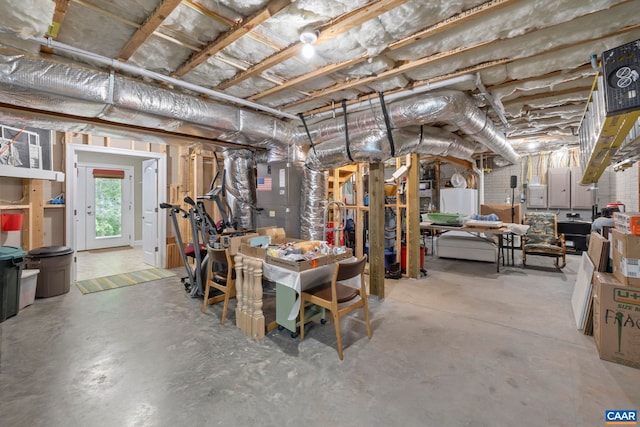 143 Chapel Ct, Palmyra, VA 22963 - basement featuring heating unit
