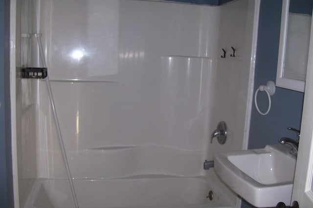 17156 Red Brush Rd, Elkton, VA 22827 - full bath featuring washtub / shower combination and a sink
