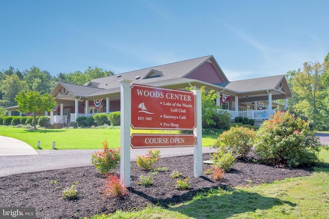 141 Eagle Ct, Locust Grove, VA 22508 - community sign featuring a lawn