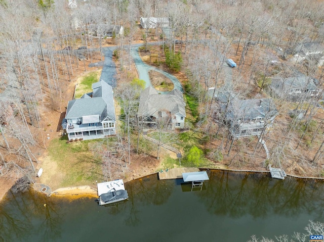 56 Wildwood Dr, Palmyra, VA 22963 - view from above of property with a large body of water