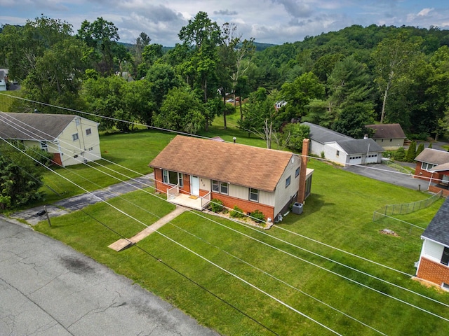 816 Rutherford St, Staunton, VA 24401 - view of subject property with a heavily wooded area