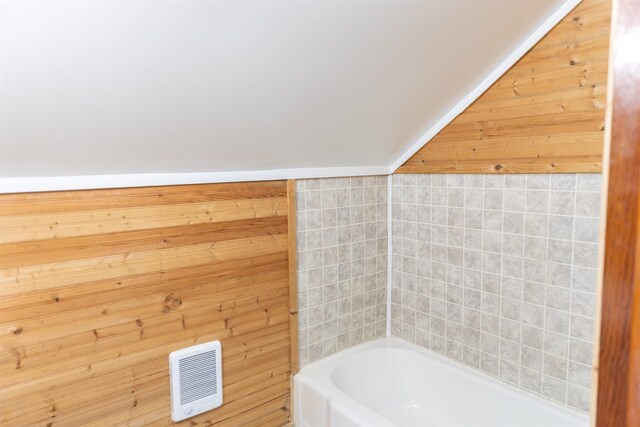 164 28th St E, Buena Vista, VA 24416 - bathroom featuring a garden tub and heating unit