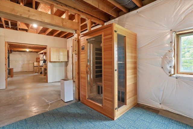 114 Meagans Run Rd, Woodstock, VA 22664 - sauna with concrete floors