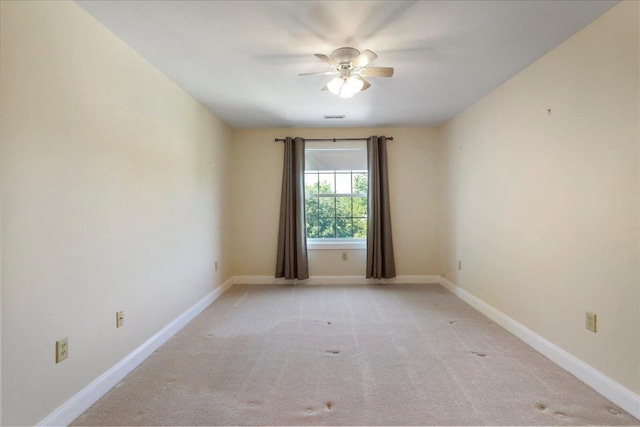 114 Meagans Run Rd, Woodstock, VA 22664 - empty room featuring ceiling fan and light colored carpet