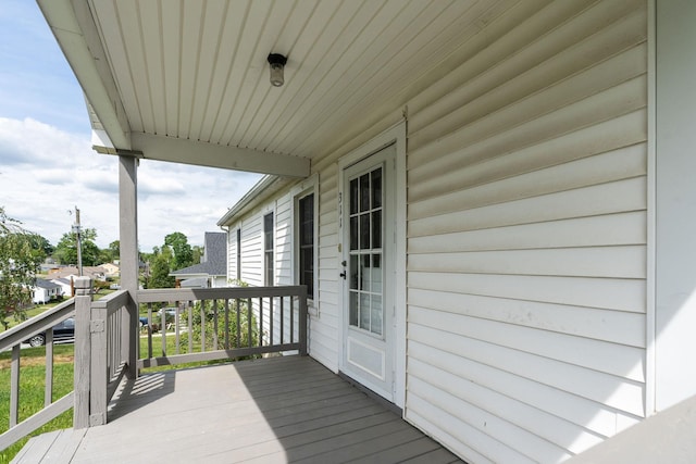 view of deck