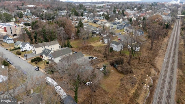 aerial view featuring a residential view
